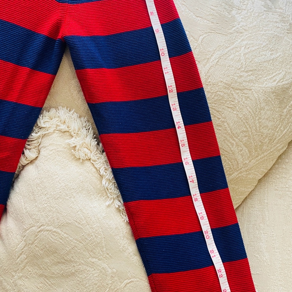 Gucci Bold Red and Blue Stripes W/Ptch Live Red/Inchiostro Pull Over - Picture 9 of 12